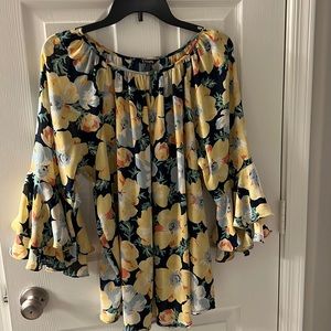 Chaps by Lauren Floral Print Tunic XL